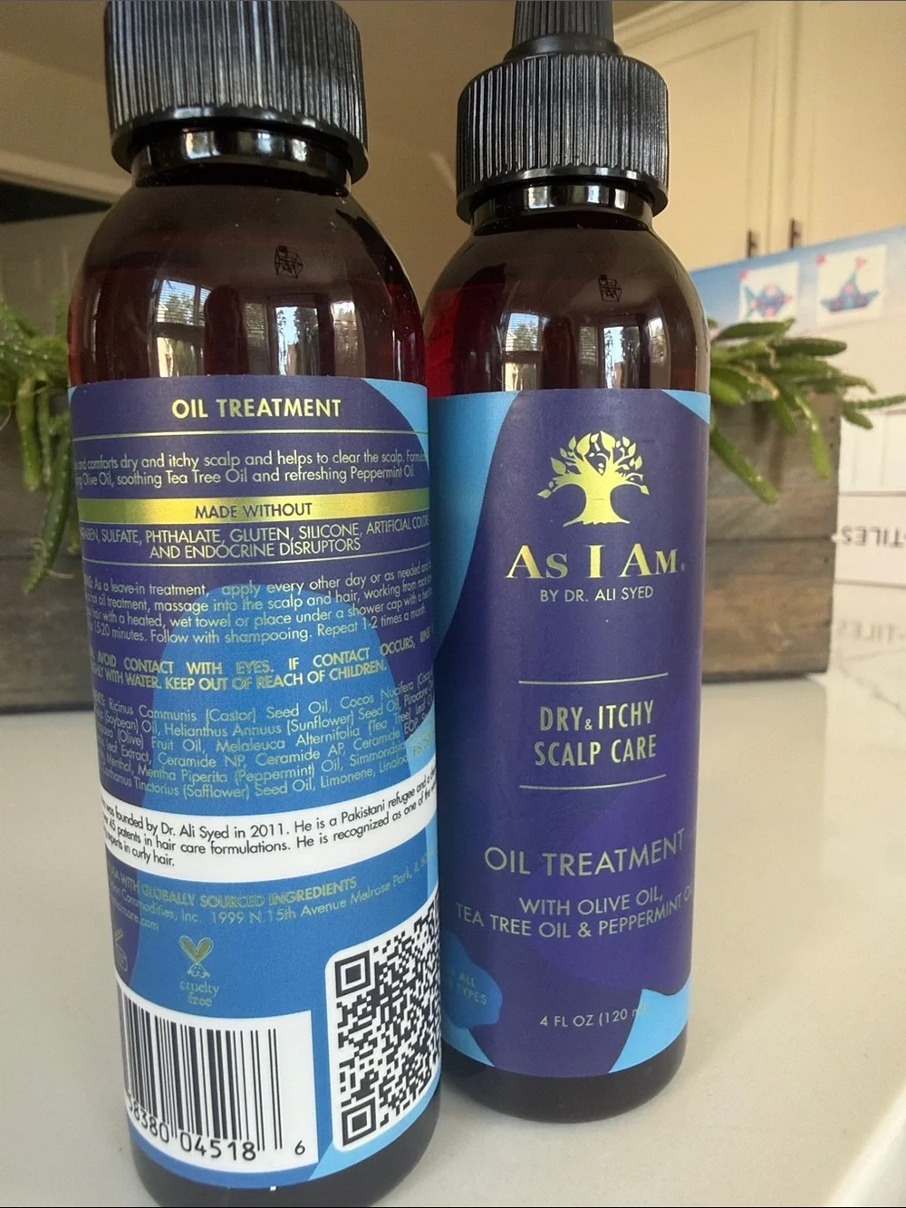 As I Am by Dr. Ali Syed Dry & Itchy Scalp Care Oil Treatment - 2 -4 oz bottles